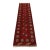 Turkmen Runner 2’7” X 9’2” Red Wool Vintage Tribal Hand-Knotted Oriental Rug For Sale
