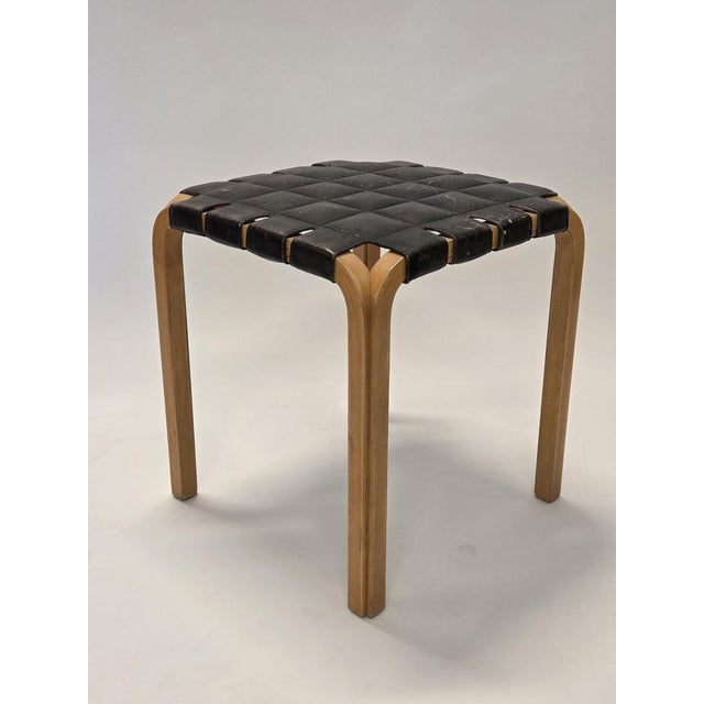 Stool Y61 by Alvar Aalto for Artek, Finland, 1950s For Sale - Image 12 of 12
