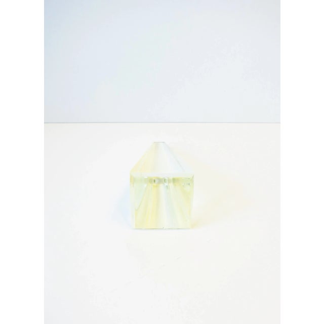 Modern Lucite Obelisk For Sale - Image 10 of 11