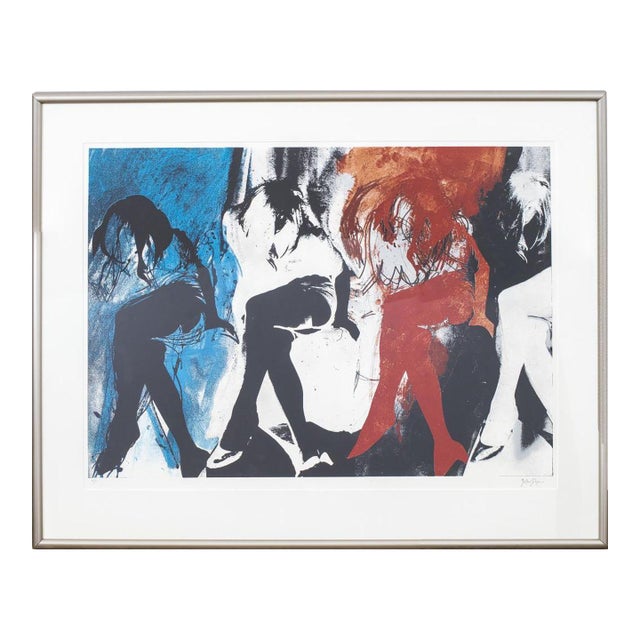 John Piper "Eye & Camera: Blue & Red" Serigraph For Sale