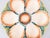 A gorgeous antique French Sarreguemines majolica oyster plate, circa 1870. Maker's mark and model number on reverse (this...