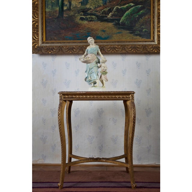 Classicist Louis XVI Side Table For Sale - Image 3 of 9
