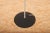 Metal Gray Painted Tubular Steel Floor Lamp with Black Metal Base, Red Painted Metal Shade and Frosted Glass Diffuser For Sale - Image 7 of 10