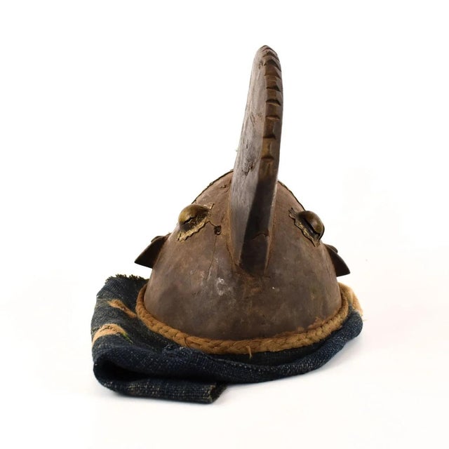 Early 20th Century Early 20th Century Marka Mask with Fabric Mali For Sale - Image 5 of 7