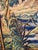 Green 18th Century French Aubusson Verdure Tapestry a Fortress and Two Birds For Sale - Image 8 of 12