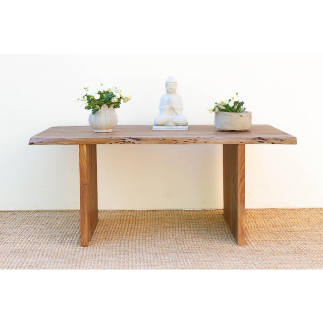 Monolith Natural 72" Live Edge Dining Table For Sale - Image 10 of 10