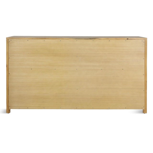 Bleached Pine Coastal Farmhouse Six-Drawer Dresser For Sale In Los Angeles - Image 6 of 6