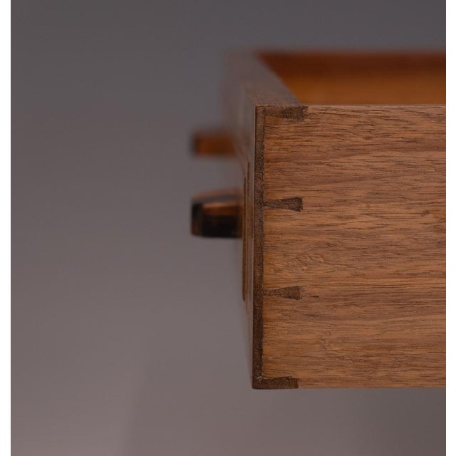 Cotswold School Walnut and Ebony Side Table with Drawer, 1930s For Sale - Image 9 of 18