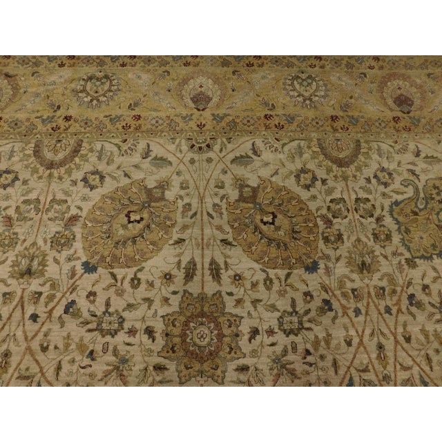 Vintage Handmade Indian Rug. 9'10"x 14' For Sale - Image 9 of 18