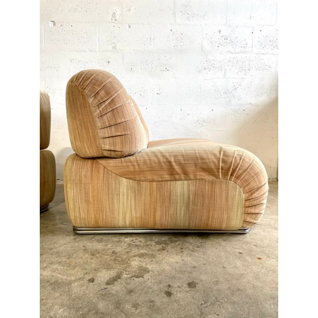 Vintage Mid Century Modern Modular Lounge Chairs For Sale In Miami - Image 6 of 16