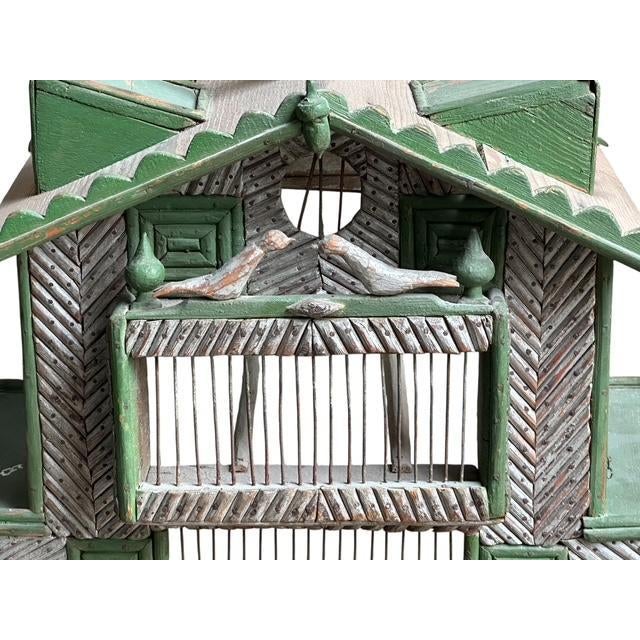 1900 - 1909 Folk Art Bird House Germany Antique For Sale - Image 5 of 9