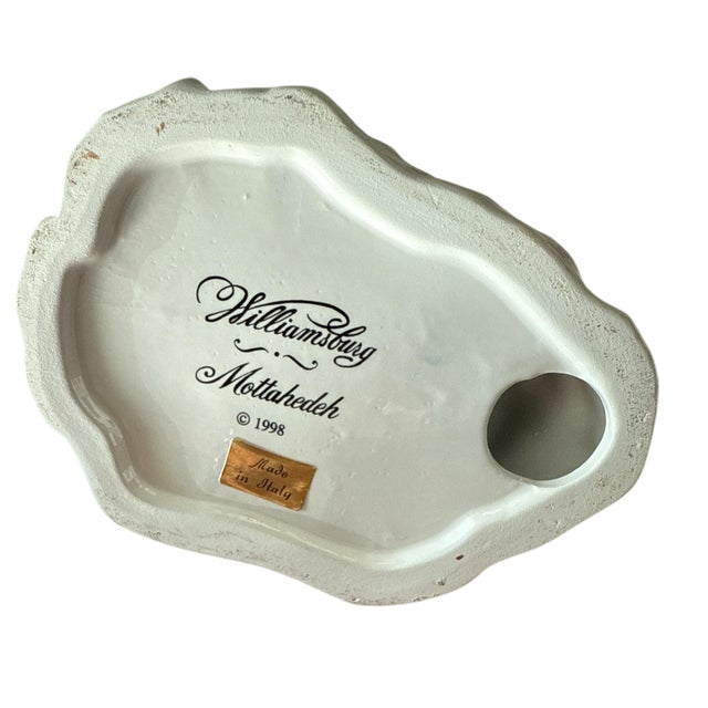 Large Late 20th Century Mottahedeh Italian Hand Painted Porcelain Parrots - A Pair For Sale - Image 10 of 10