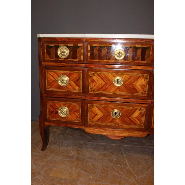 Antique Commode in Rosewood For Sale - Image 3 of 17