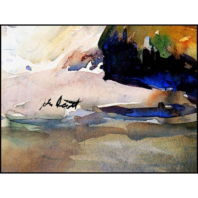 Campaign Mid 20th Century Bridge over Rushing Water, John Walter Scott For Sale - Image 3 of 6