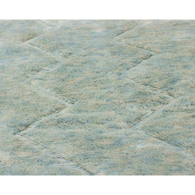 Hand-Knotted Wool Rug by Azele Studio For Sale - Image 4 of 9