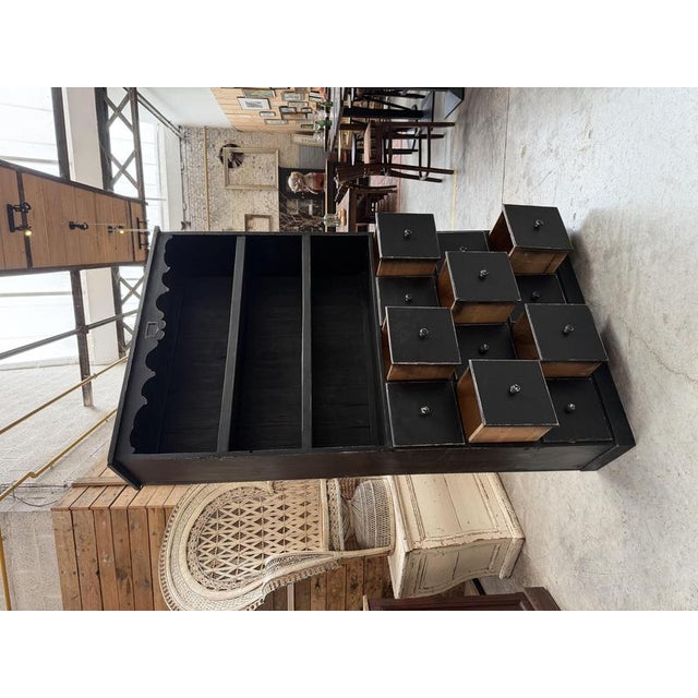Antique Grocery Store Cabinet For Sale - Image 6 of 12