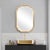 2020s Gold-Leaf Sculpted Vanity Mirror For Sale - Image 5 of 6