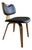 Mid Century Modern Bentwood and Leather Side Chair by Thonet For Sale