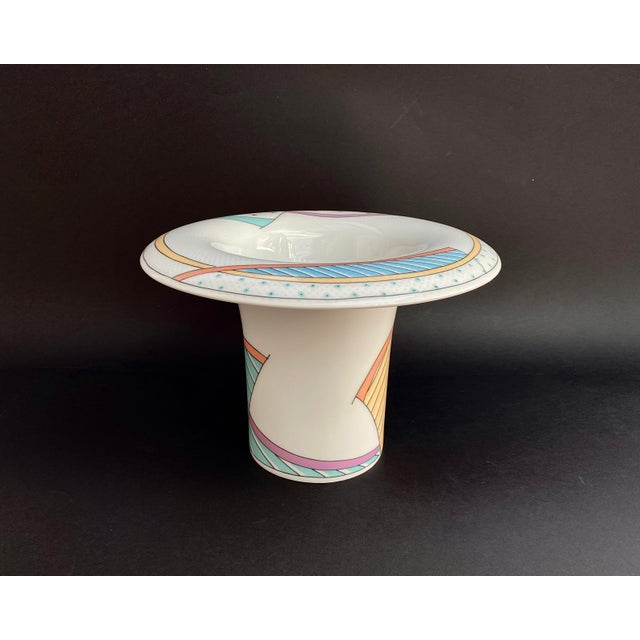 Vase New Wave Series by Tapio Wirkkala & Dorothy Hafner for Rosenthal Studio,1980s For Sale - Image 4 of 7