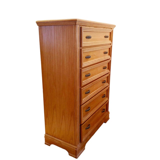Flexsteel Wynwood Tallboy Dresser Late 20th Century Chairish