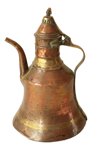 Antique Turkish Copper & Brass Kettle