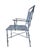 Hollywood Regency Vintage Neoclassical Phyllis Morris Faux Bamboo Patio Set Armchairs in Original Patina Gray Black Finish, a Pair For Sale - Image 3 of 12
