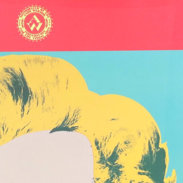 Paper Andy Warhol Foundation Marilyn Offset Lithograph Poster 1996, Framed For Sale - Image 7 of 9