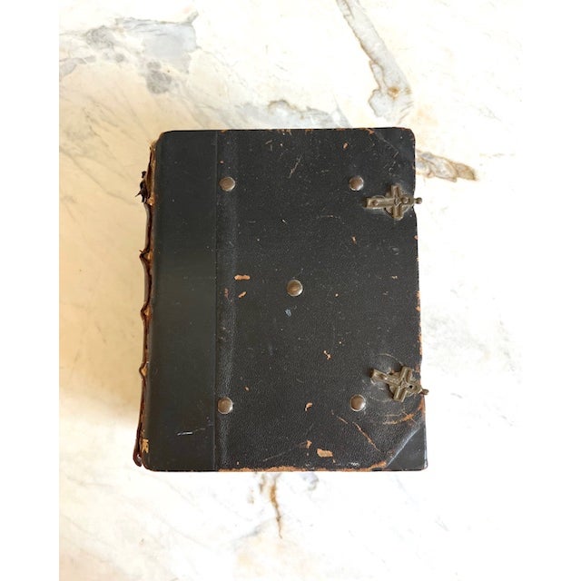 Late 18th Century 18th Century Swedish Bible, Leather and Gilt, Brass. Published 1794. For Sale - Image 5 of 10