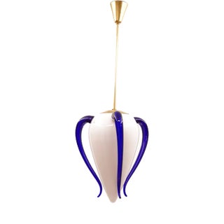 Vintage Model Venexiana Chandelier in Murano Glass by Marco Mencacci for Barovier & Toso, 1990s For Sale