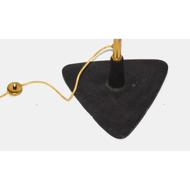 Mid-Century Modern Counterweight Floor Lamp by Franz Hagenauer for Werkstätte Hagenauer Wien, 1950s For Sale - Image 3 of 14