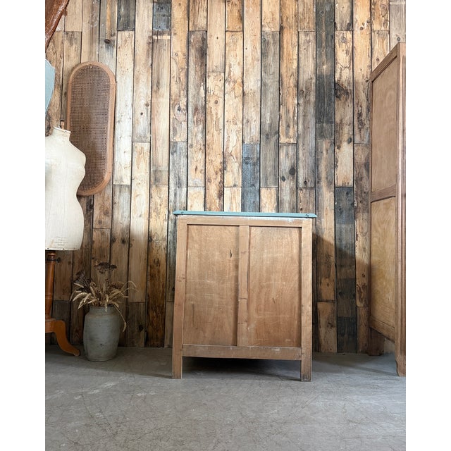 1950s Art Deco Style Green Chest of Drawers, 1950s For Sale - Image 5 of 15