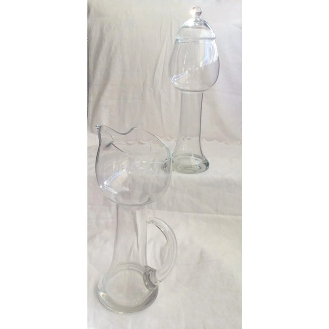 Glass Vintage Tableware For Sale - Image 7 of 8