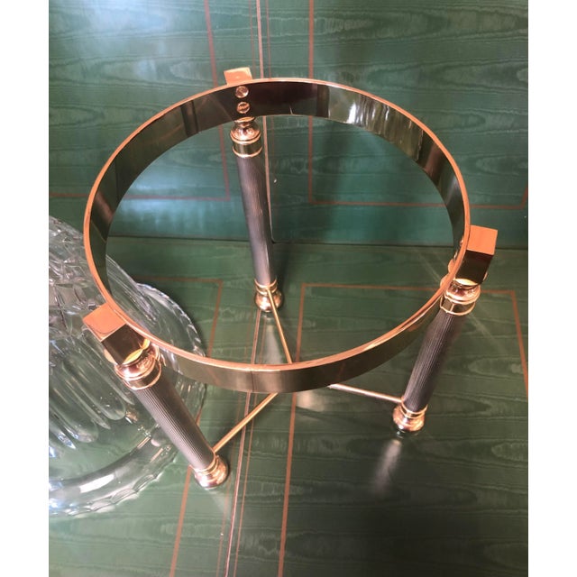 Metal Vintage Designers Guild Crystal Champagne Bucket For Sale - Image 7 of 9