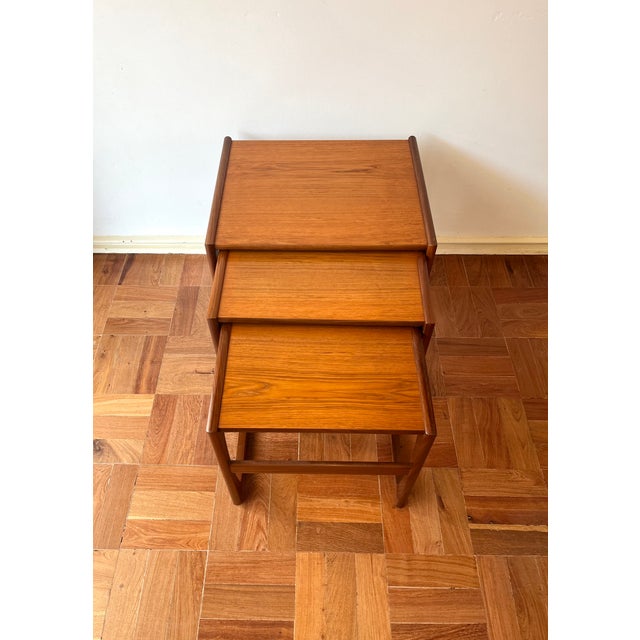 Teak Nesting Tables from G-Plan, 1960s, Set of 3 For Sale - Image 6 of 17