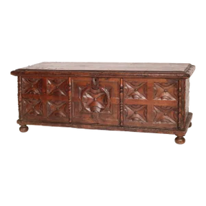 Continental Antique Baroque Style Trunk / Cassone