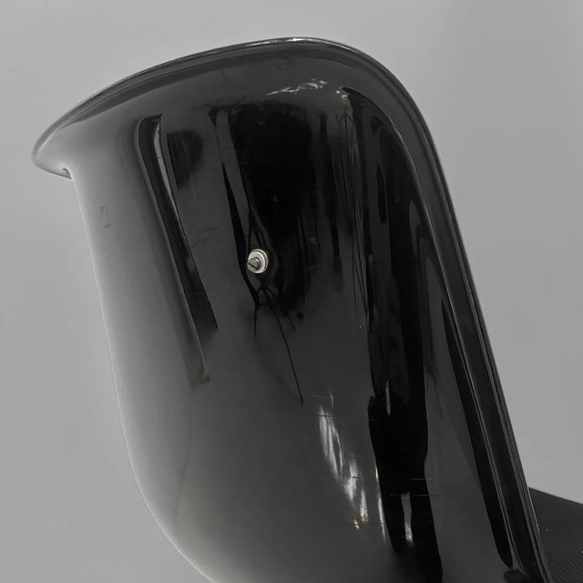 Italian Modern Black Office Chair by Osvaldo Borsano for Tecno, 1970s For Sale - Image 14 of 18