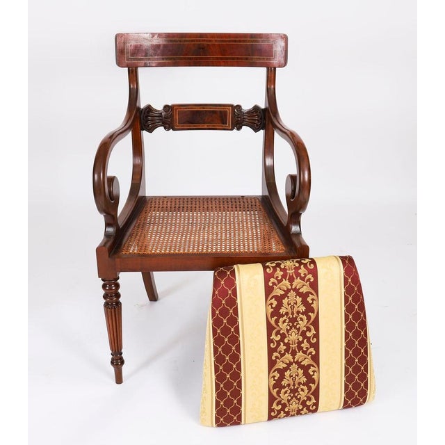 Vintage Regency Revival Dining Table and Chairs by William Tillman, 1980s, Set of 11 For Sale - Image 14 of 18