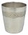 Antique Christofle French Silver Plated Shot Glass Goblet Cup W/ Wreath Pattern For Sale