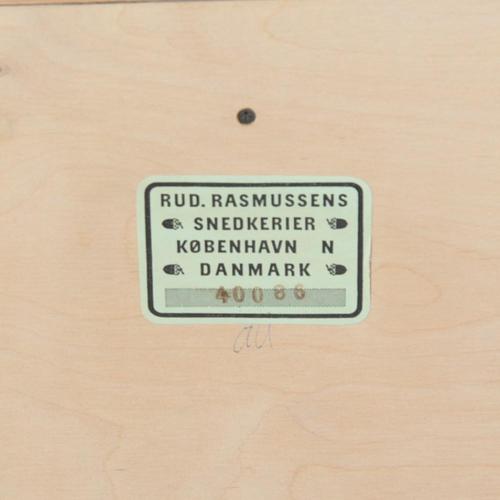 Vintage Bookcase in Elm by Mogens Koch, 1970s For Sale - Image 10 of 11