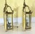 Vintage Solid Brass Wall Sconces / Hall Lanterns by Lamp Art-Italy - a Pair For Sale In Miami - Image 6 of 18