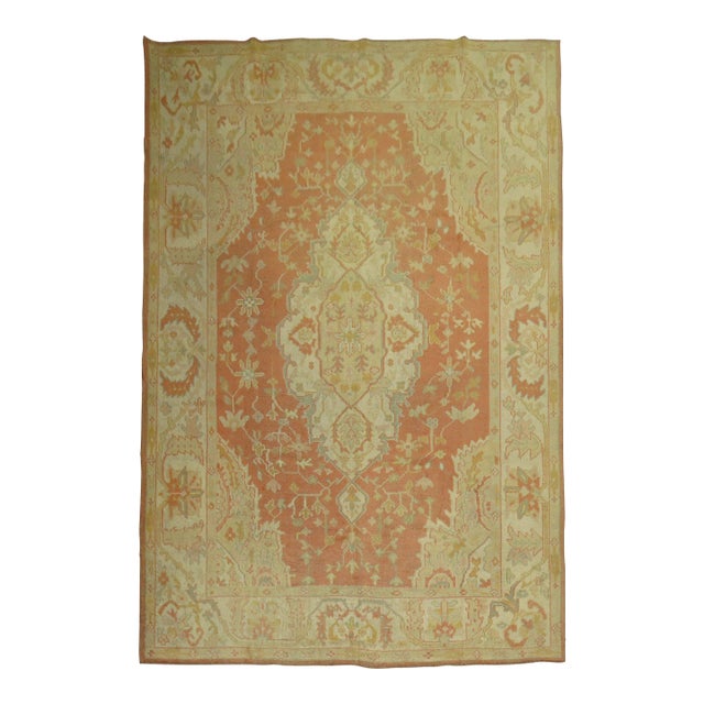 Antique Oushak Rug For Sale