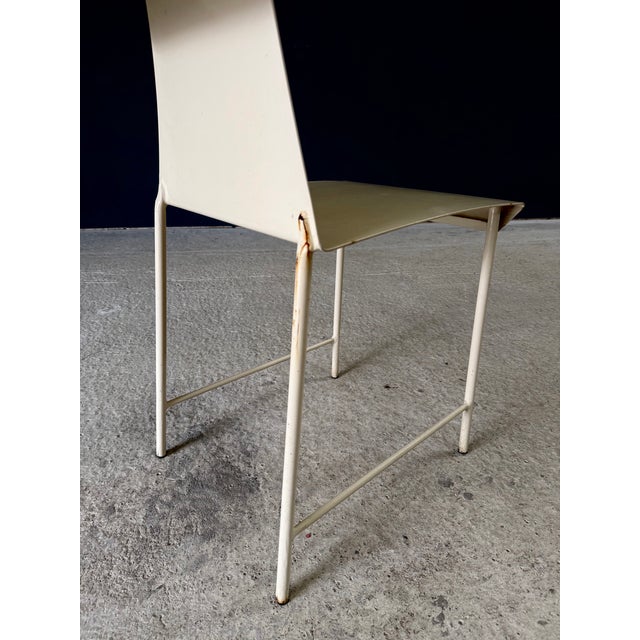 Vintage French Metal Swirl Back Garden Chairs, 1960s, Set of 4 For Sale - Image 17 of 18