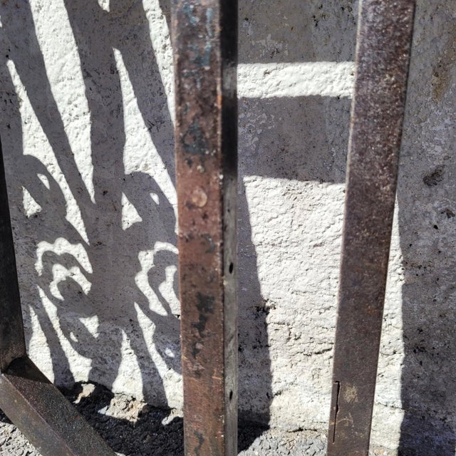 Art Deco Wrought Iron Gates attributed to Edouard Schenck, 20th Century, Set of 4 For Sale - Image 17 of 18