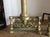 Metal Antique Andirons, Neoclassical Style Andirons, Brass For Sale - Image 7 of 9