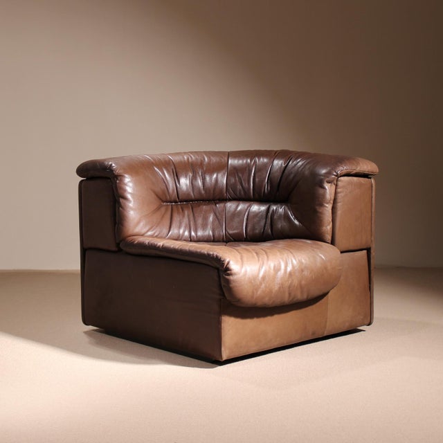 DS-14 Modular Sofa in Leather from de Sede, 1980s, Set of 4 For Sale - Image 17 of 18
