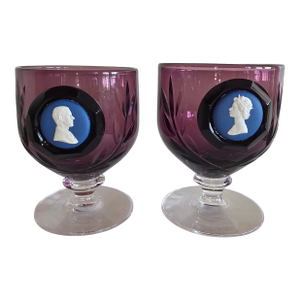 Queen's Silver Jubilee Wedgwood Goblets