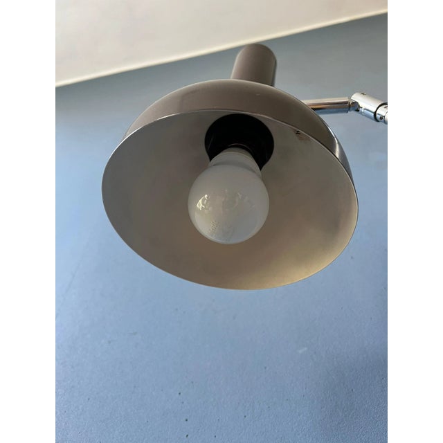 Mid-Century Brown Ball Rotating Floor Lamp from Hala, 1970s For Sale - Image 9 of 11