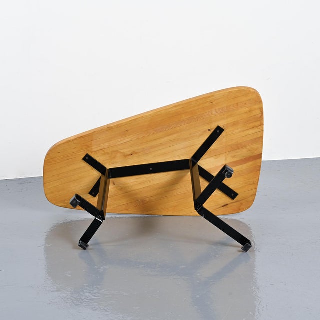 Free-Form Table by Charlotte Perriand for Les Arcs, 1986 For Sale - Image 17 of 18