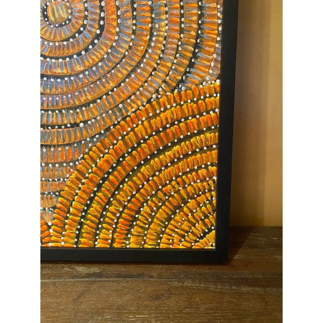 Abstract Abstract Original Painting of Tropical Nature, Framed For Sale - Image 3 of 6