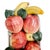 Ceramic 1990s Italian Glazed Ceramic Apples & Bananas Basket Topiary Centerpiece for Gumps San Francisco For Sale - Image 7 of 10